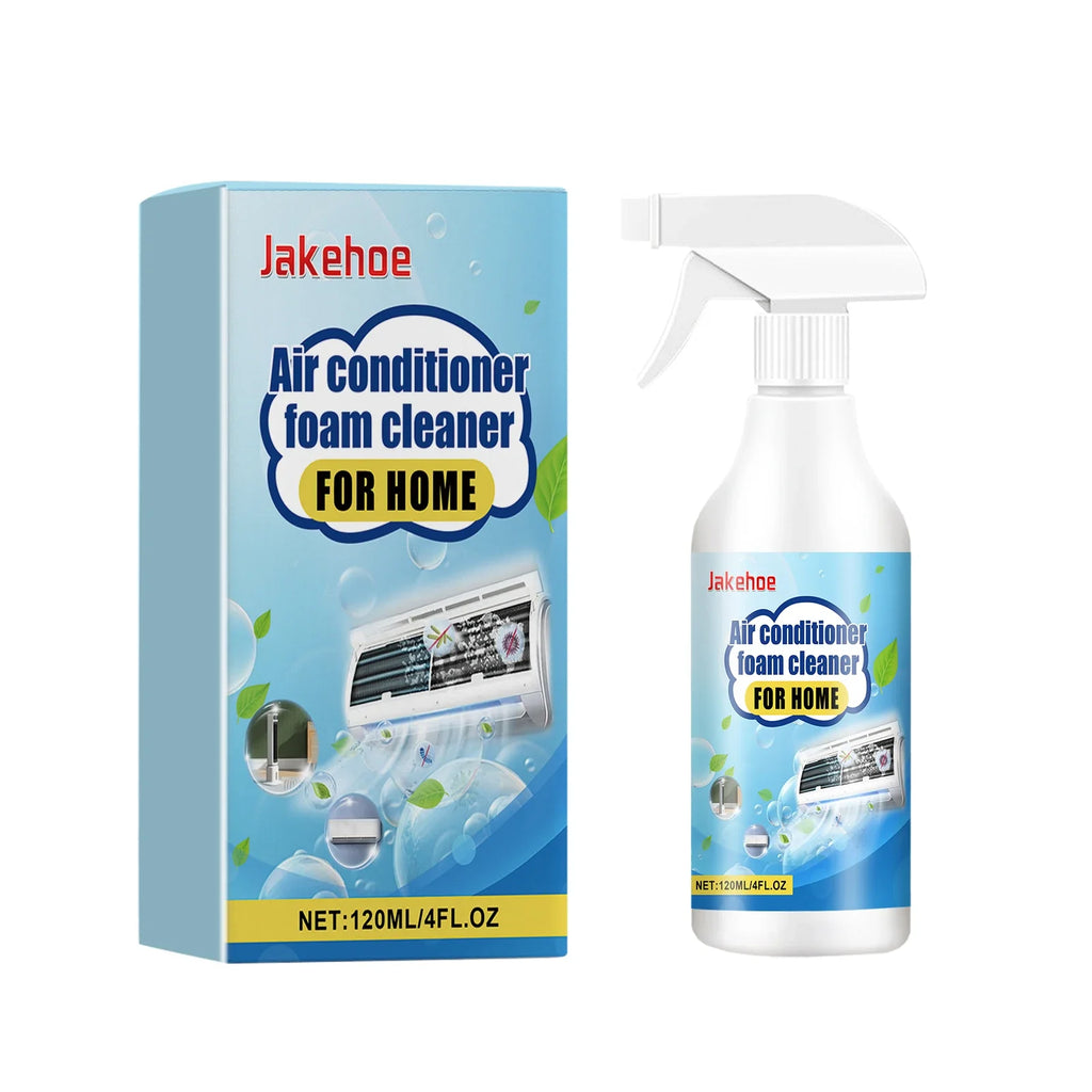Air Conditioner Foam Cleaner Spray 120ml – No-Rinse Formula AC Foam Cleaner Qme 120ML Boxed