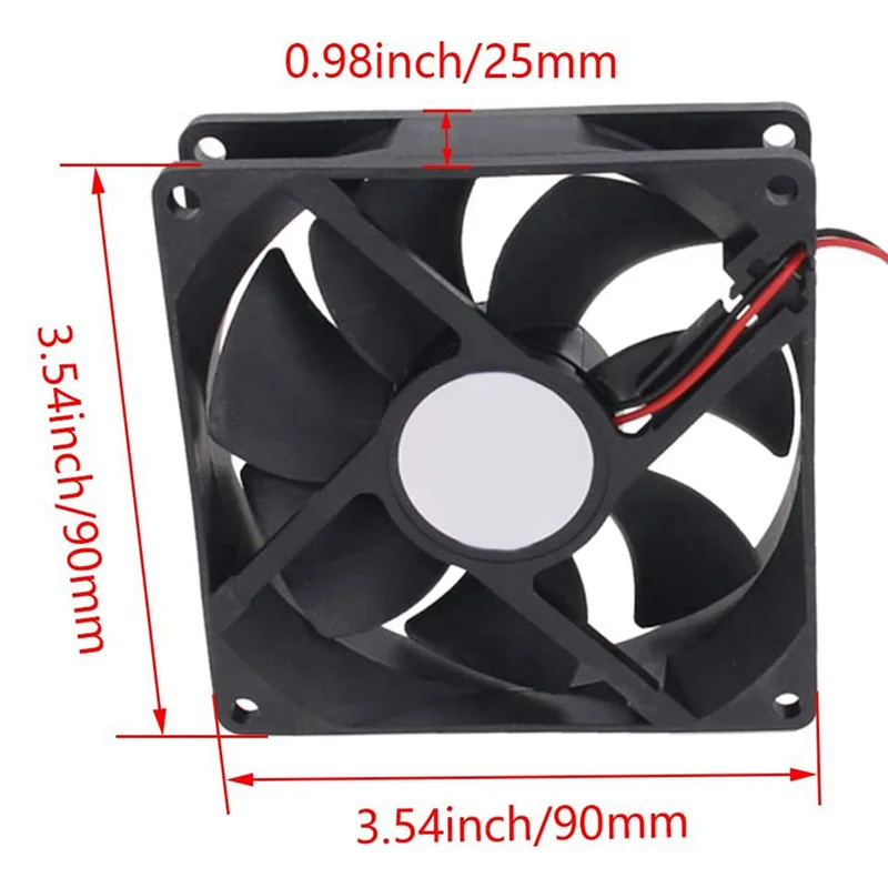 9225MS DC 24V Brushless Cooling Fan for Welding Machines Brushless Cooling Fan Qme