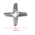 Cast Iron Meat Grinder Replacement Blade & Mincer Plate Disc Grinder Replacement Parts Qme 32