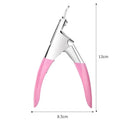Professional U-Shape False Nail Clipper | Acrylic Nail Cutter Nail Clipper Qme Pink China Mainland
