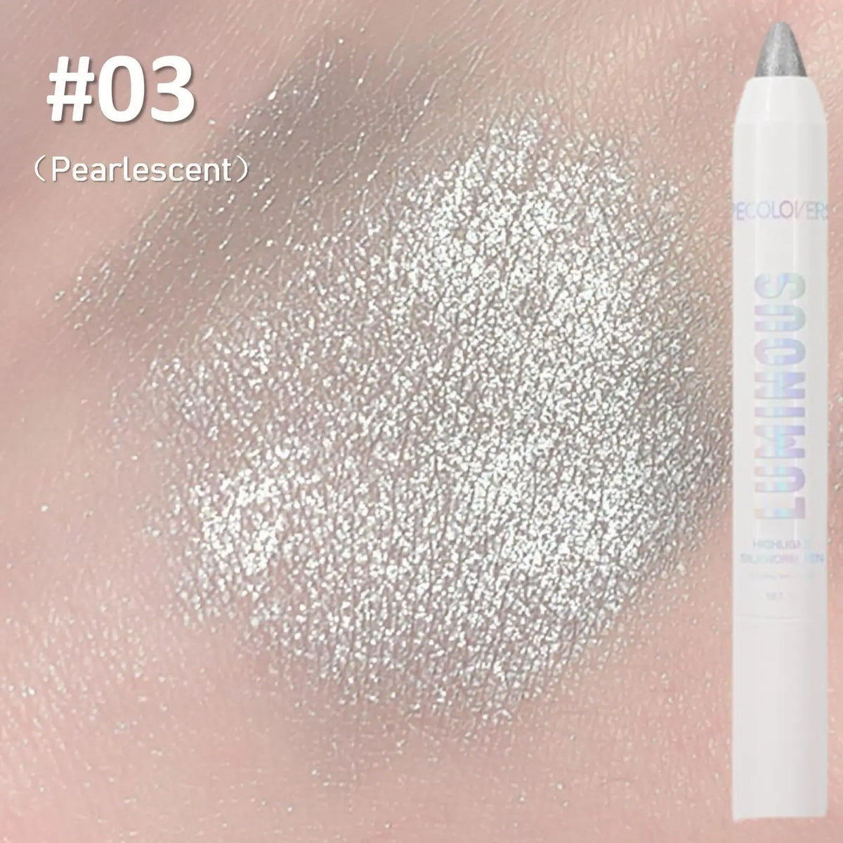 Eye Corner Brightening Highlighter Pen – Pearl Glitter Matte Eye Highlighter Pen Qme 03