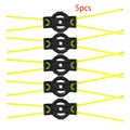 Wear-Resistant Grass Rope Trimmer Head 5pcs Replacement Trimmer Head Replacement Qme 5PCS