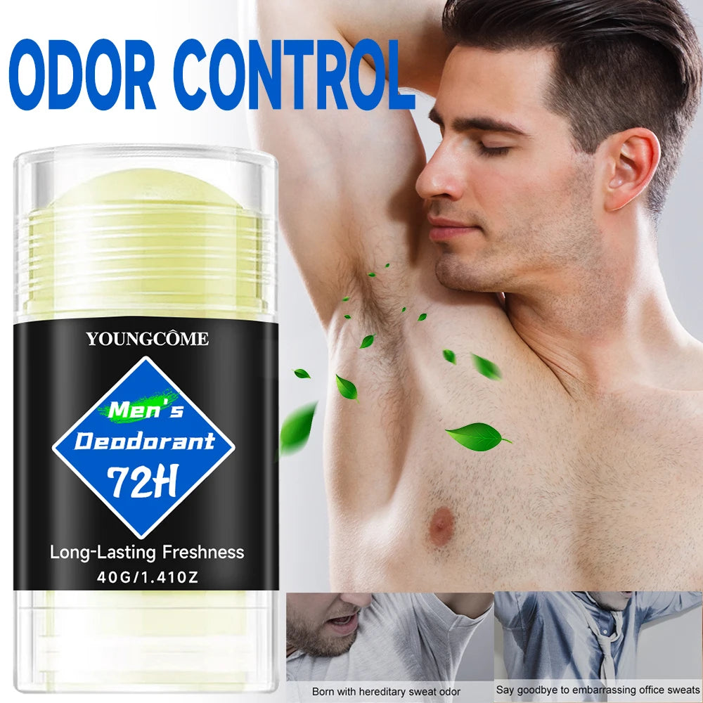 YOUNGCOME Men's 72H Deodorant Stick – Long-Lasting Freshness Men's Deodorant Stick Qst