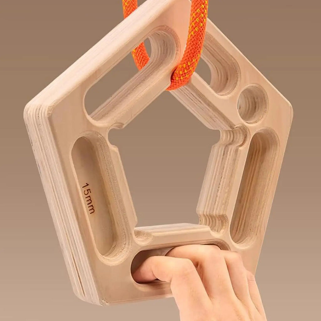 Wooden Climbing Fingerboard | Rock Climbing Finger Trainer Climbing Fingerboard Qme
