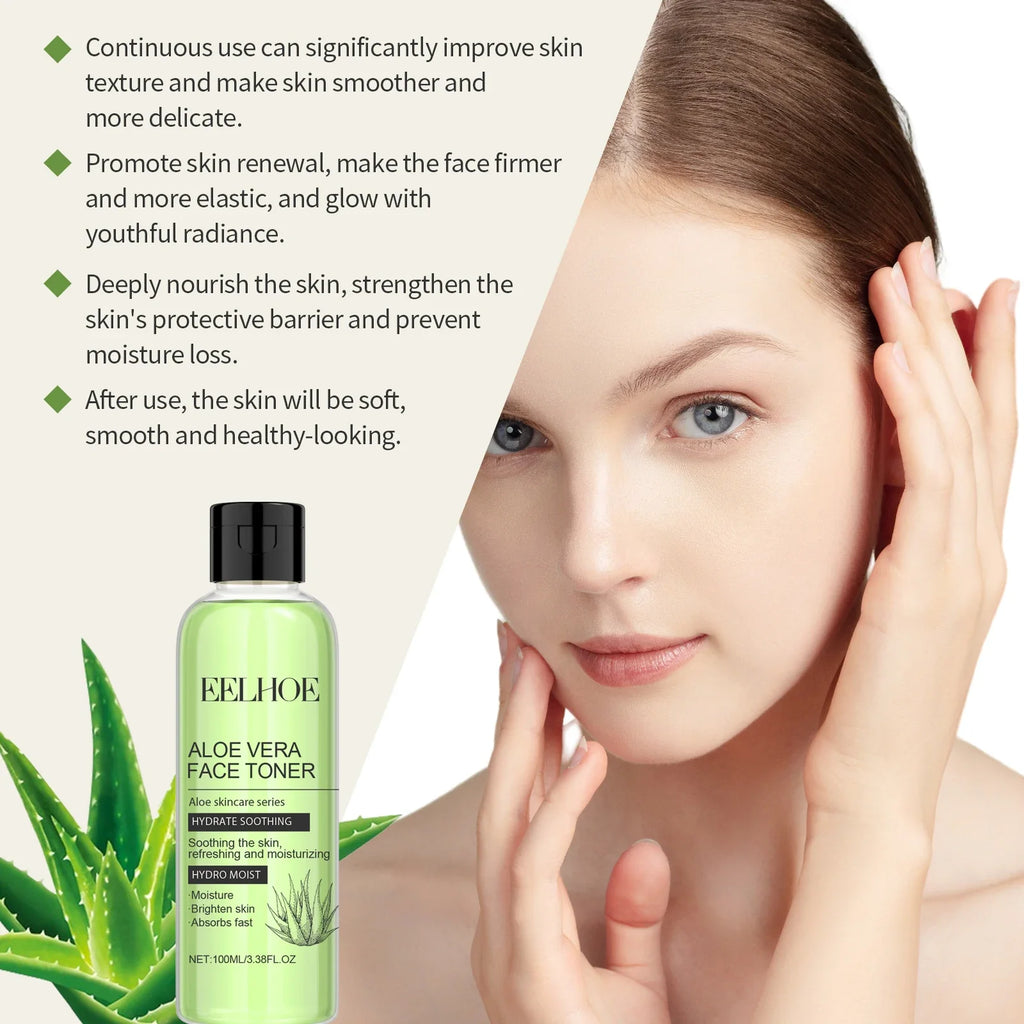 Aloe Vera Facial Toner – Hydrating Oil Control Tonic 100ml Facial Toner Qme