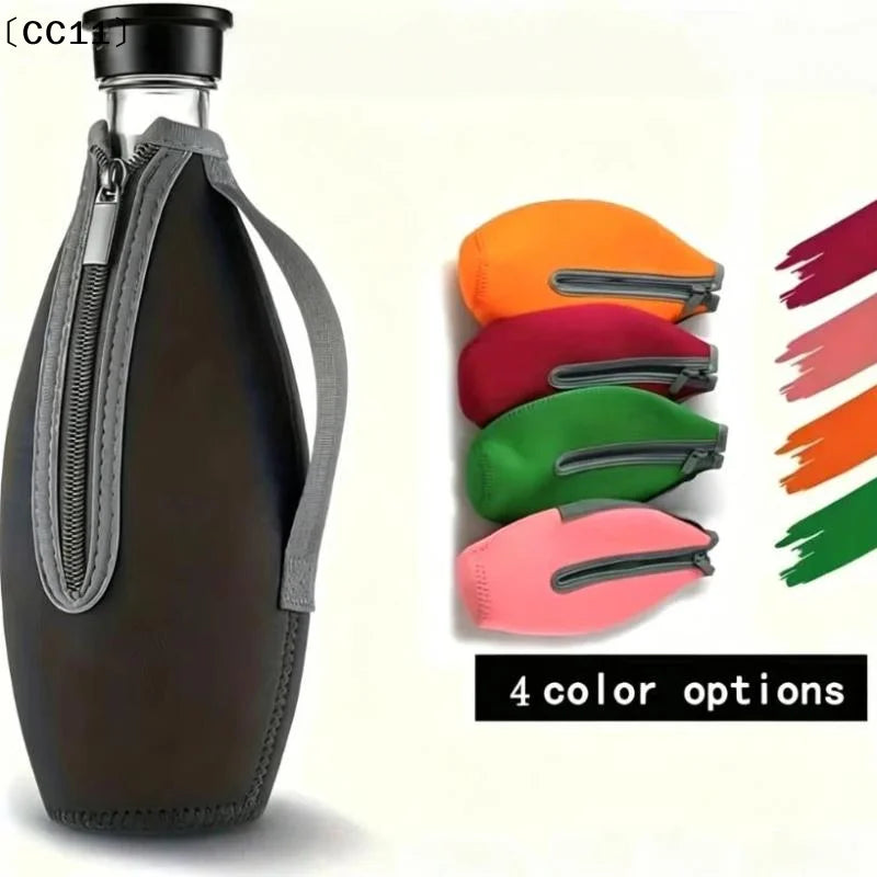 Neoprene Soda Bottle Sleeve 1000ml – Insulated Protective Cover Bottle Sleeve Qme