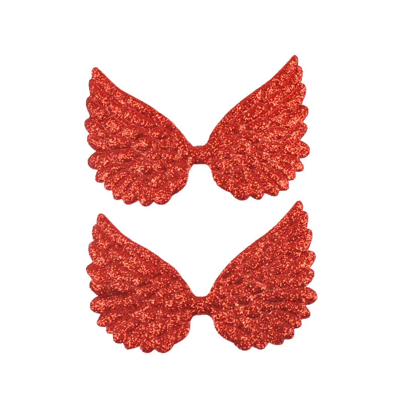 Glitter Wing Patches for Headwear, DIY Crafts & Scrapbooking Craft Patches Qme 6