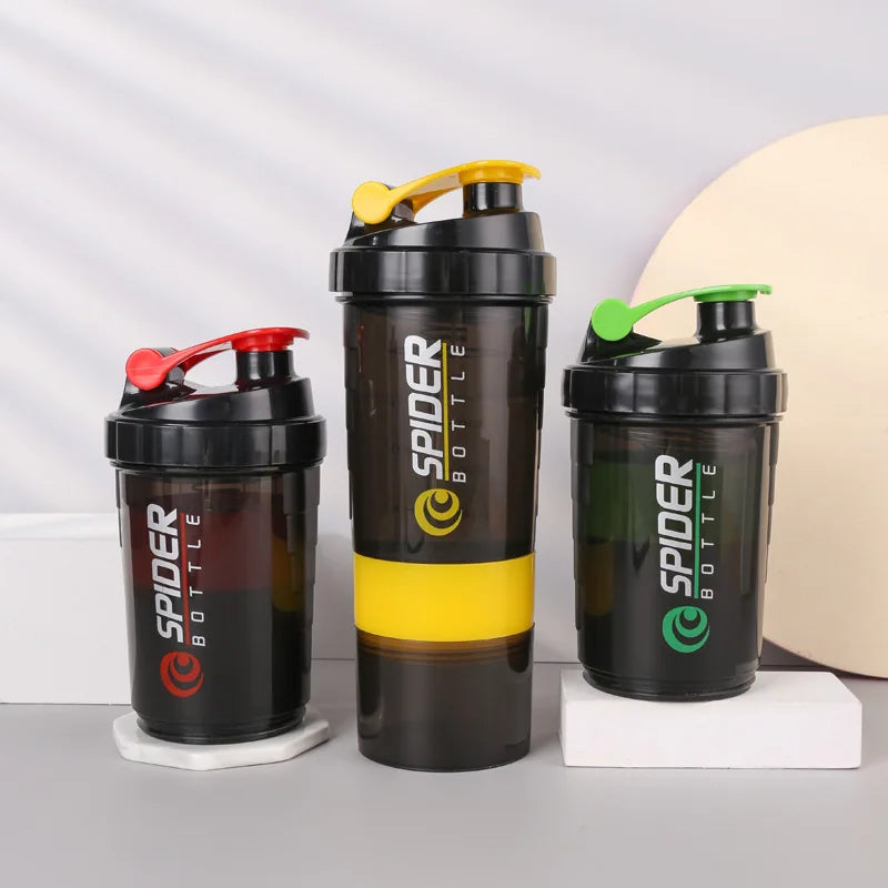 550ml Printed Plastic Protein Shaker Bottle – Fitness Mix Cup Protein Shaker Bottle Qme
