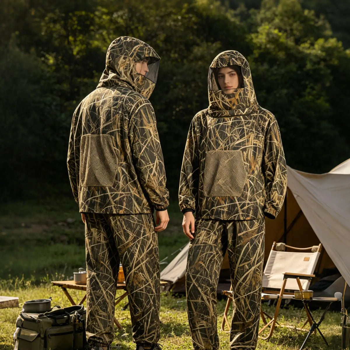 Mesh Hooded Insect-Proof Suit for Fishing Hunting & Hiking Outdoor Insect-Proof Suit Qst