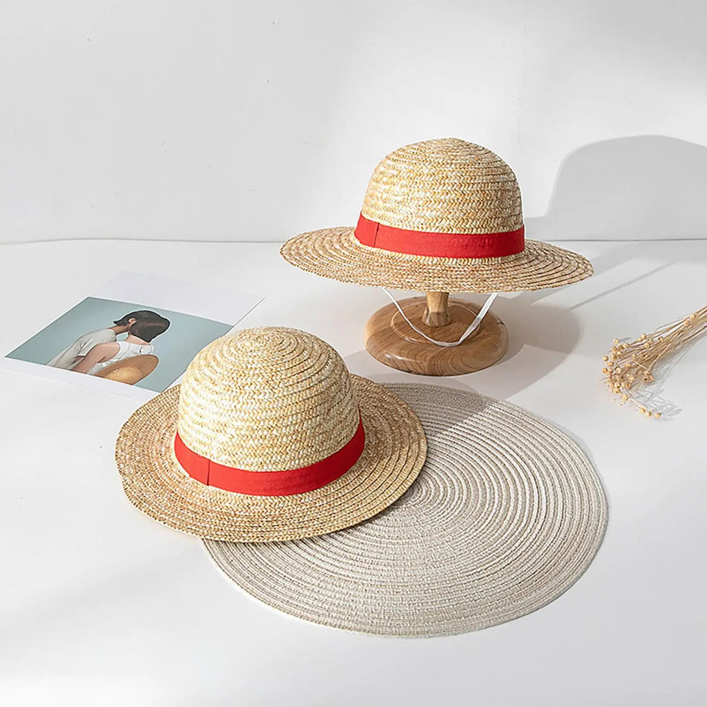 Luffy Straw Hat Anime Cosplay Prop – Yellow Costume Hat Cosplay Costume Hat Qme