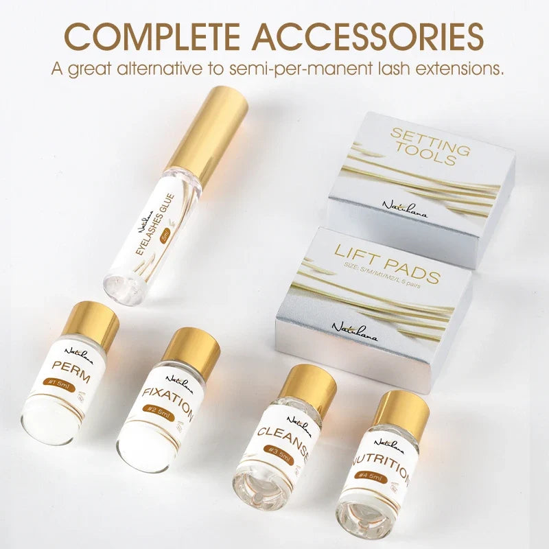 NATUHANA Lash Lift Kit – Eyelash Enhancer & Perming Tools Lash Lift Kit Qme