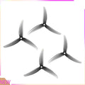 5-Inch 3-Blade FPV Drone Propellers – 2 Pairs CCW+CW Drone Propeller Set Qst Gray
