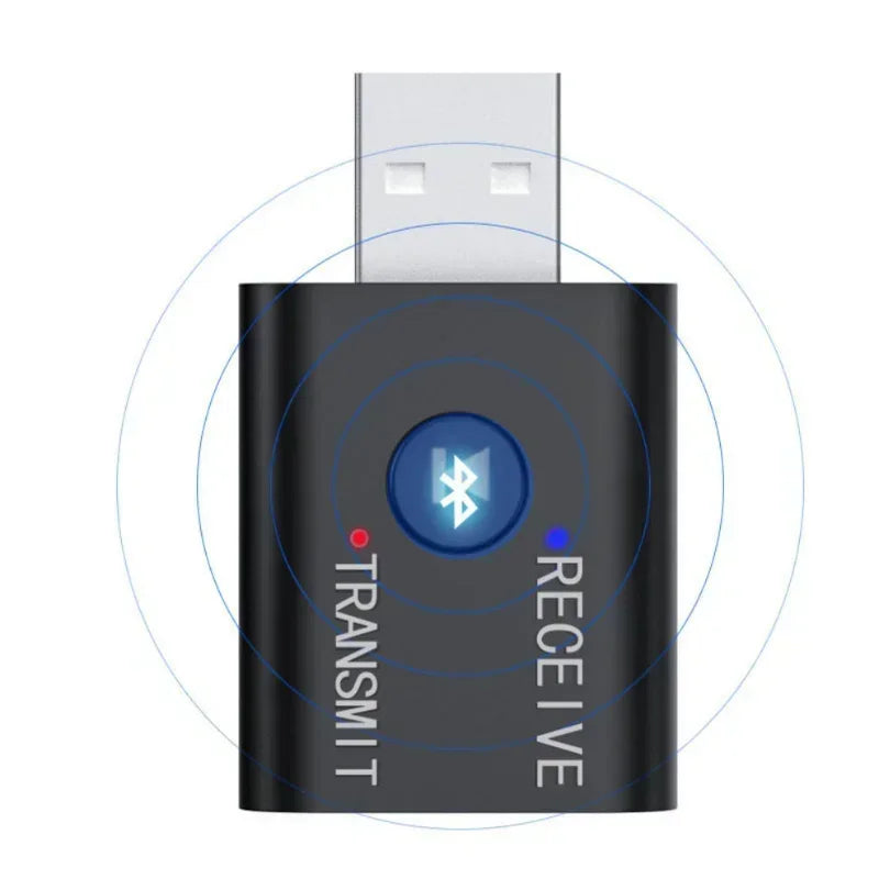 Bluetooth 5.0 Dual Audio Adapter – USB Receiver & Transmitter Bluetooth Audio Adapter Qme 5pcs