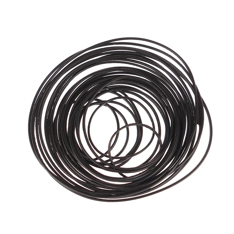 Watch O-Ring Rubber Gaskets 0.5–0.8mm Waterproof Back Cover Seal Watch Repair Gasket Qst