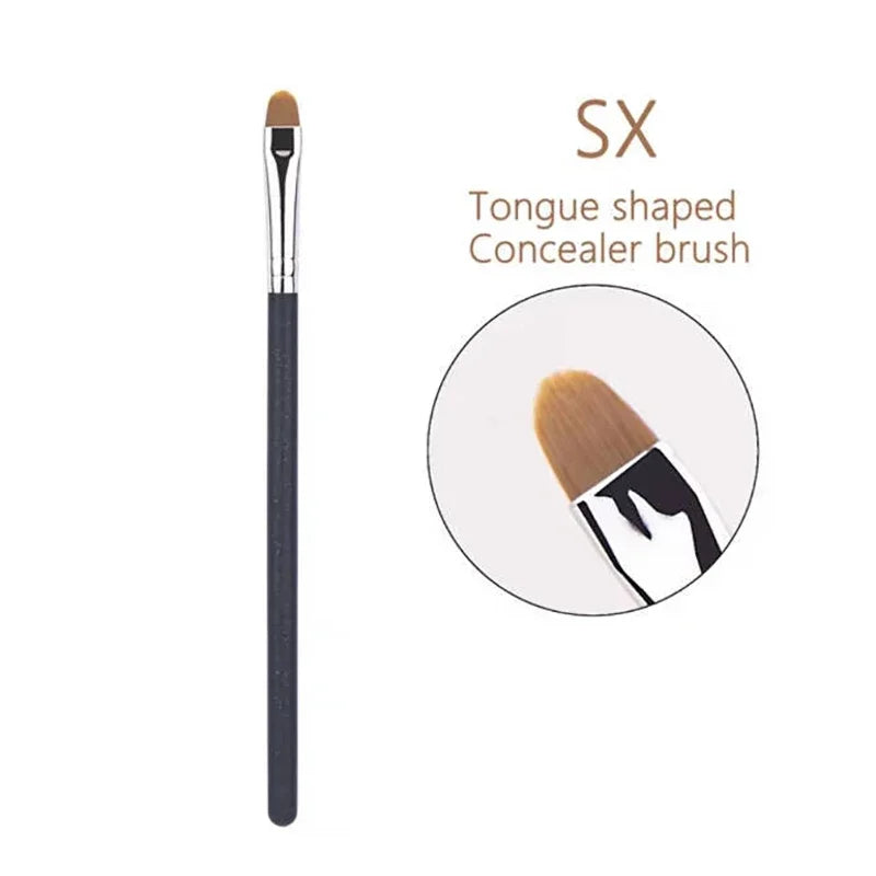 Flat Round Ultra-Thin Foundation & Concealer Makeup Brush Makeup Brush Qme XS