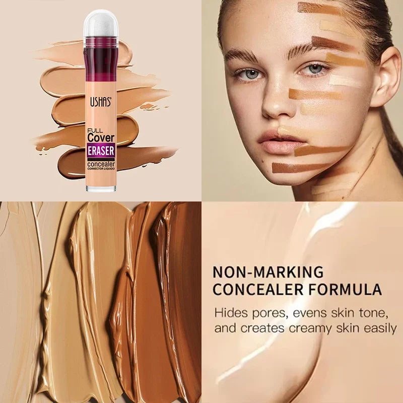 Sponge Head Concealer – Covers Dark Circles, Acne & Freckles Face Concealer Qme