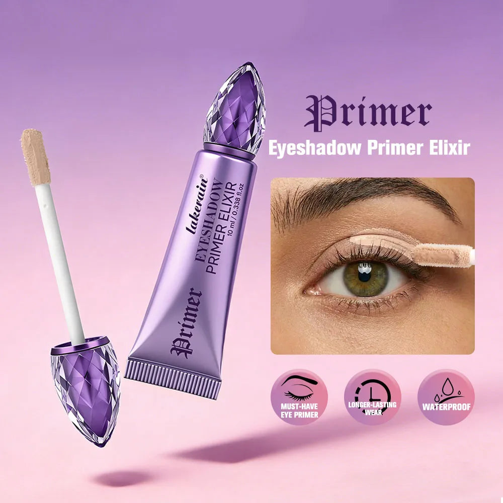Lakerain Eyeshadow Primer – Long-Lasting Colorful Eye Base Eye Makeup Primer Qst