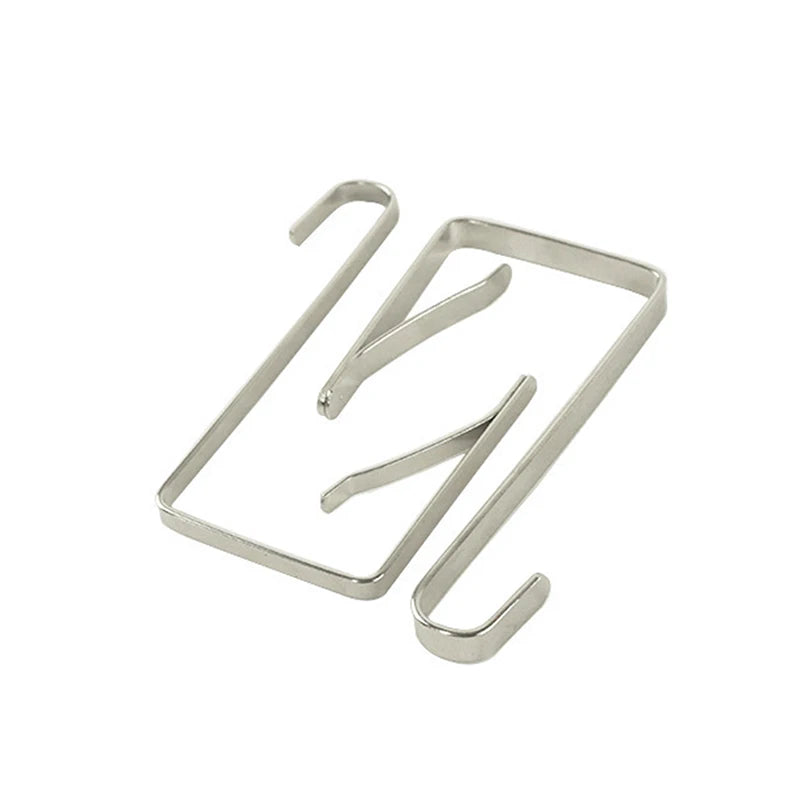 Over-the-Door Hooks Stainless Steel – 5/10 Pack Organizer Over-Door Hooks Qst