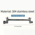 304 Stainless Steel Shower Arm Extension & Head Extender Shower Arm Extension Qme China Mainland Black