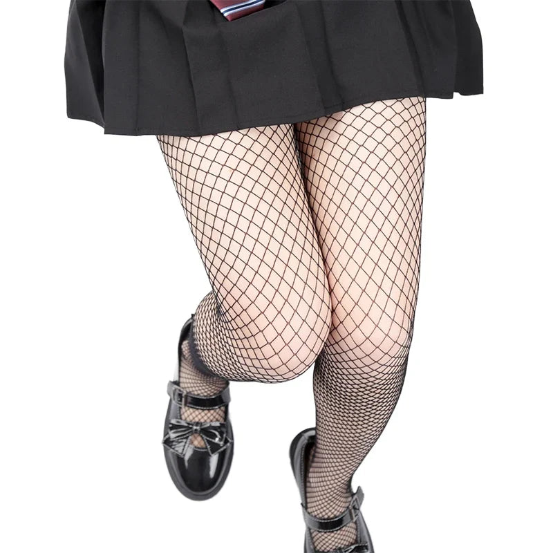 Women's Hollow Out Fishnet Open Crotch Pantyhose | 4 Colors Fishnet Pantyhose Qme