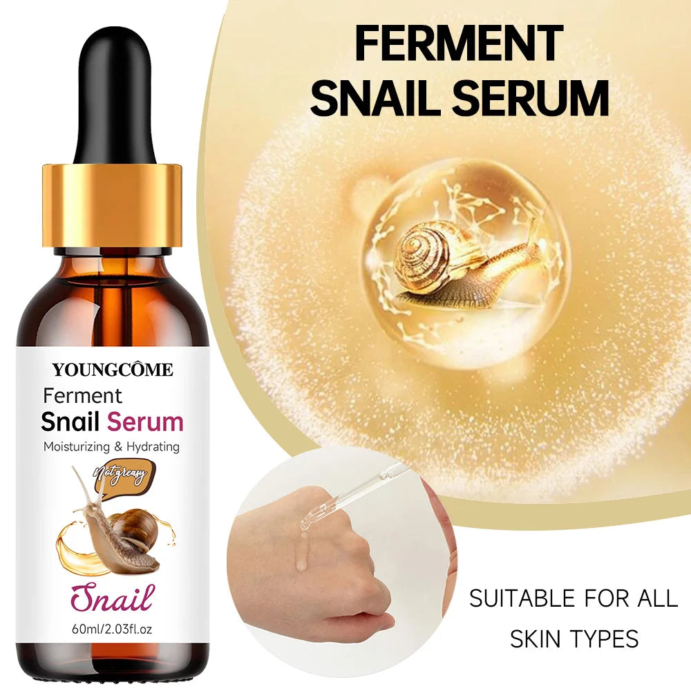 YOUNGCOME Snail Collagen Face Serum – Korean Skin Care Face Serum Qst