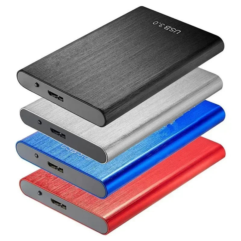 Portable External Hard Drive 2.5" USB 3.0 – 80GB to 4TB Portable External Hard Drive Qme Red upgrade 1TB