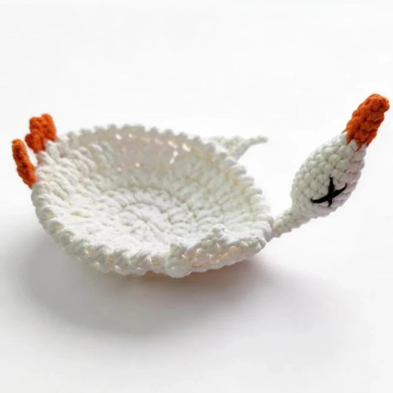 Crochet Animal Coaster – Handwoven Heat-Resistant Drink Mat Crochet Drink Coaster Qst D