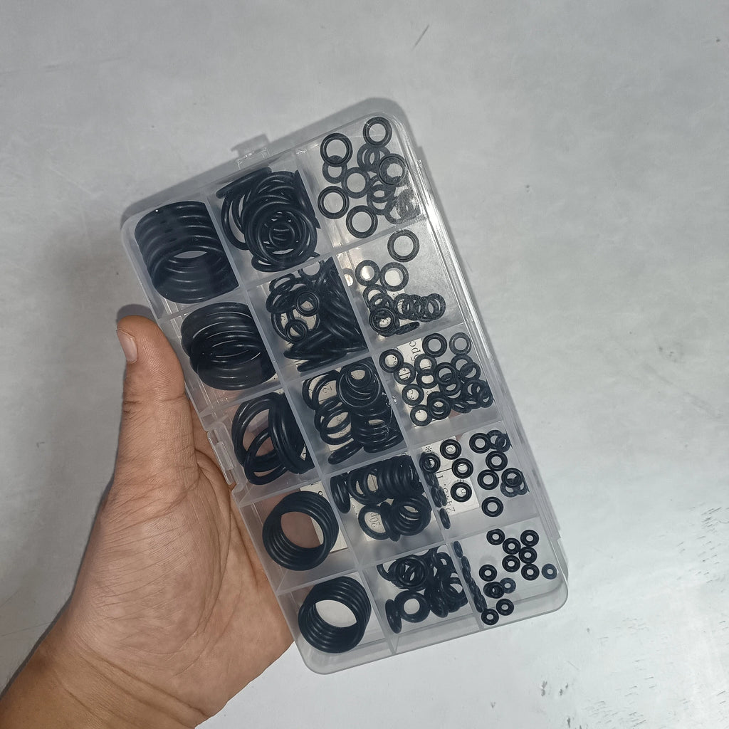 225-Piece Nitrile Rubber O-Ring Assortment & Gasket Seal Kit O-Ring Gasket Kit Qst 200PCS