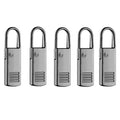 Zipper Slider Puller Repair Kit – 8 Colors, No Tools Needed Zipper Repair Kit Qme 5PCS gun color