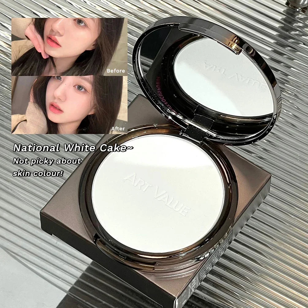 3-Color Pressed Powder Foundation – Oil Control, Long-Lasting Pressed Powder Foundation Qme