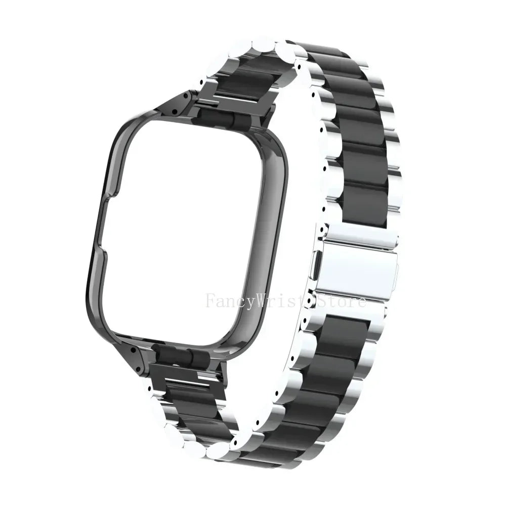 Stainless Steel Magnetic Loop Strap for Redmi Watch 3 Active Smartwatch Band Qme