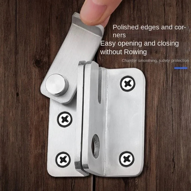Flip Latch Slide Bolt Gate & Door Lock – Silver Slide Bolt Latch Qme