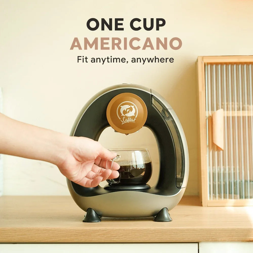 RECAFIMIL Portable 2-in-1 Coffee Maker – K-Cup & Ground Portable Coffee Maker Qst