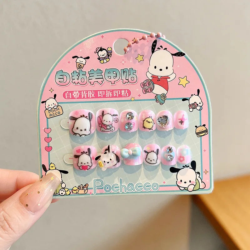 Hello Kitty Kuromi 3D Nail Art Stickers & Decals – Non-Toxic 3D Nail Art Stickers Qme 4