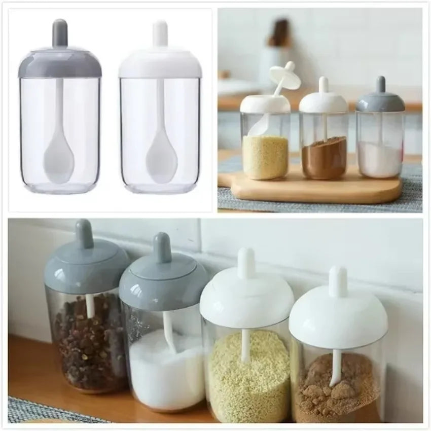 Spice Jar Label Stickers – Salt, Sugar, Pepper & Olive Oil Spice Jar Labels Qme