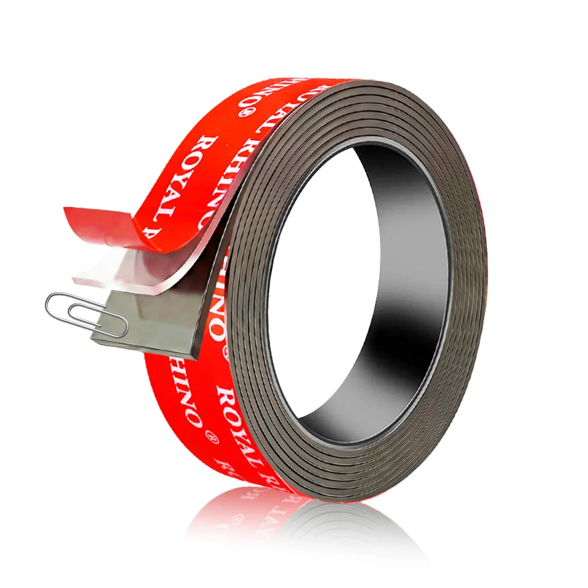 Self-Adhesive Cuttable Magnetic Tape Strip | Fridge, Wall & DIY Magnetic Adhesive Tape Qme Magnetic Tape 2m 12.5mm