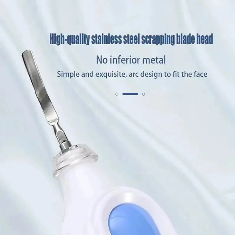 Ultrasonic Skin Scrubber – Deep Pore Cleansing Facial Spatula Facial Cleansing Device Qst