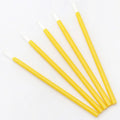 Disposable Nylon Fiber Lip Brush Wands – 50 Pk Applicator Lip Brush Applicator Qme 50PCS Yellow China Mainland