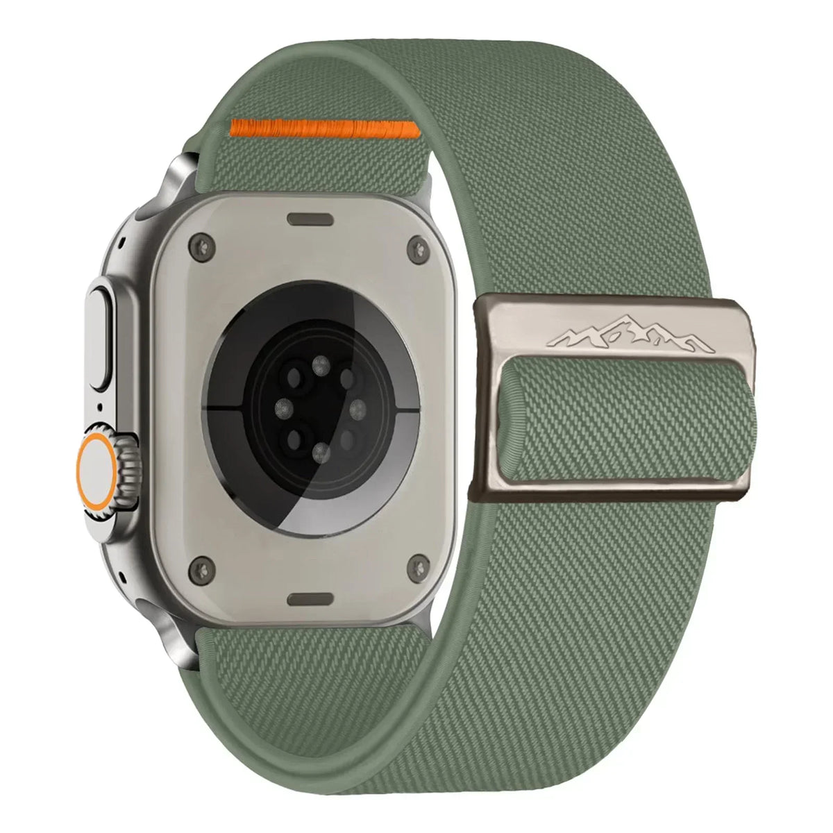 Nylon Apple Watch Band – Series 9 8 7 SE Ultra 2 | 16 Colors Watch Band Qme grey 42mm 44mm 45mm 49mm