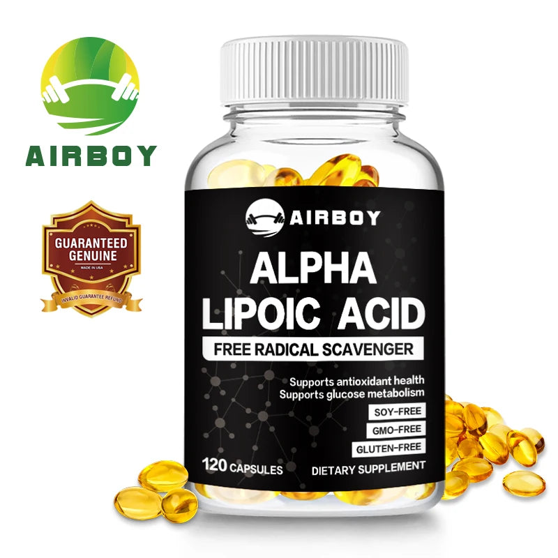 Alpha Lipoic Acid 600mg – Brain, Heart & Nerve Support Antioxidant Supplement Qst