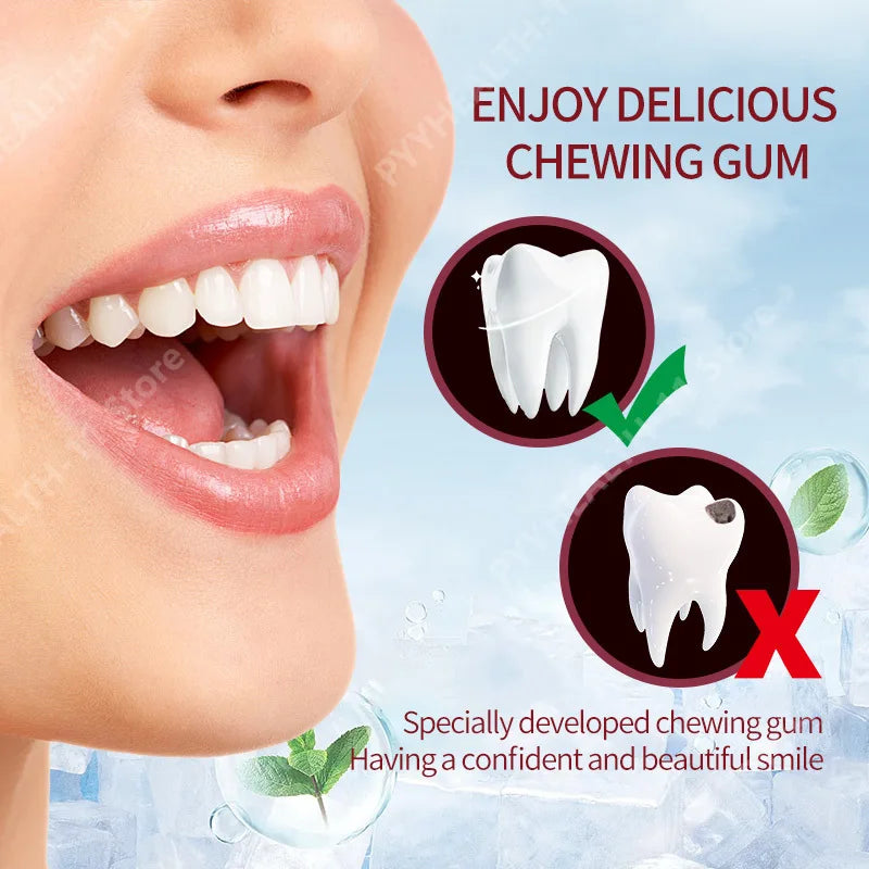 Sugar-Free Remineralizing Gum – Mastic, Xylitol & Propolis 18pc Oral Care Gum Qst