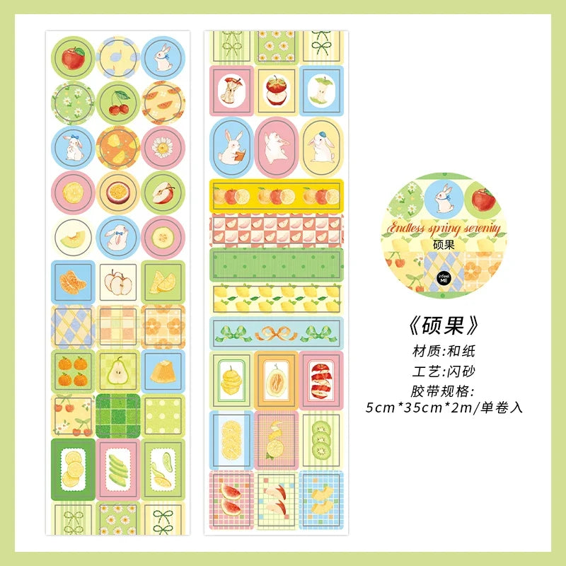 Wide Art Masking Tape for Scrapbooking, Journaling & DIY Decorative Craft Tape Qme C