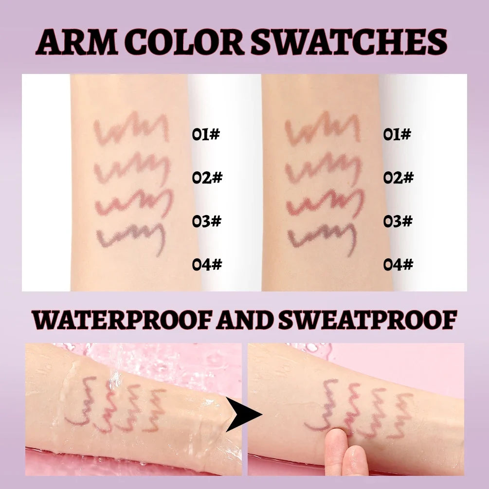 QIBEST Matte Liquid Lipliner – Waterproof Plumping Lip Stain Liquid Lip Liner Qme