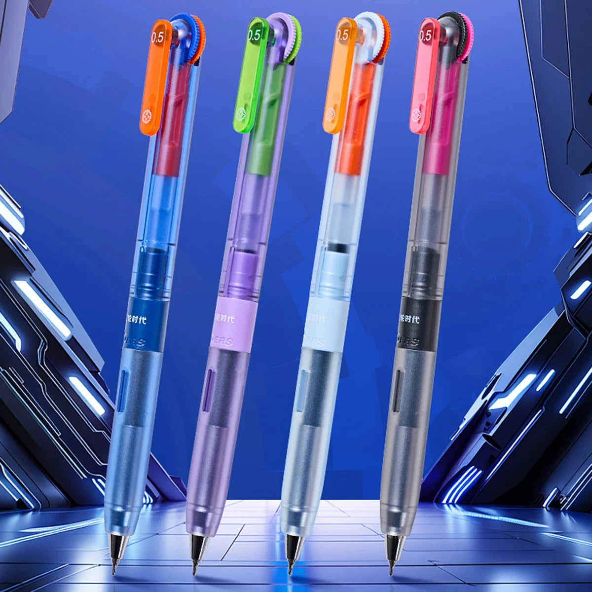 Quick Dry Black Gel Pens | Medium Point Lightweight Retractable Gel Pens Qme