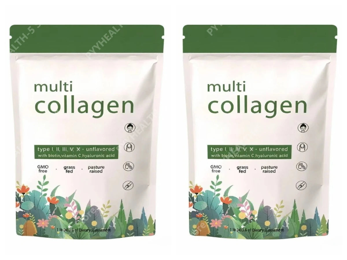 Hydrolyzed Collagen Protein Powder Unflavored – 453g Supplement Collagen Supplement Qst 906g(Pack of 2)