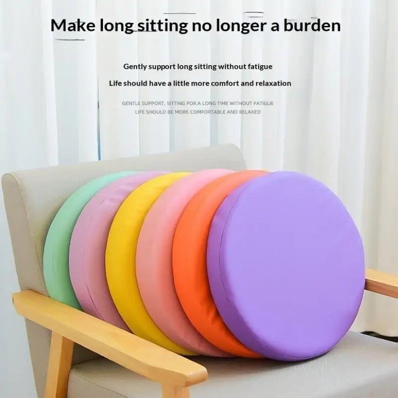 Memory Foam Chair Cushion Waterproof Leather Seat Pad | Thickened Chair Seat Cushion Qme