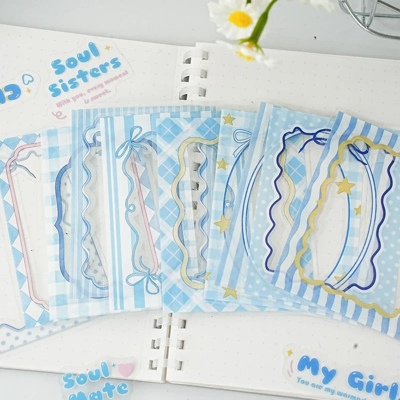 Japanese Kawaii Girl Stickers DIY Aesthetic Decorative Sheets Decorative Sticker Sheets Qme