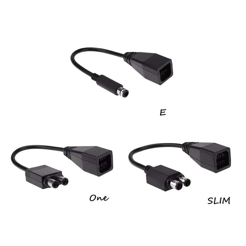 Xbox 360 Slim & One E AC Power Adapter Cable Converter Cord Power Adapter Cable Qme