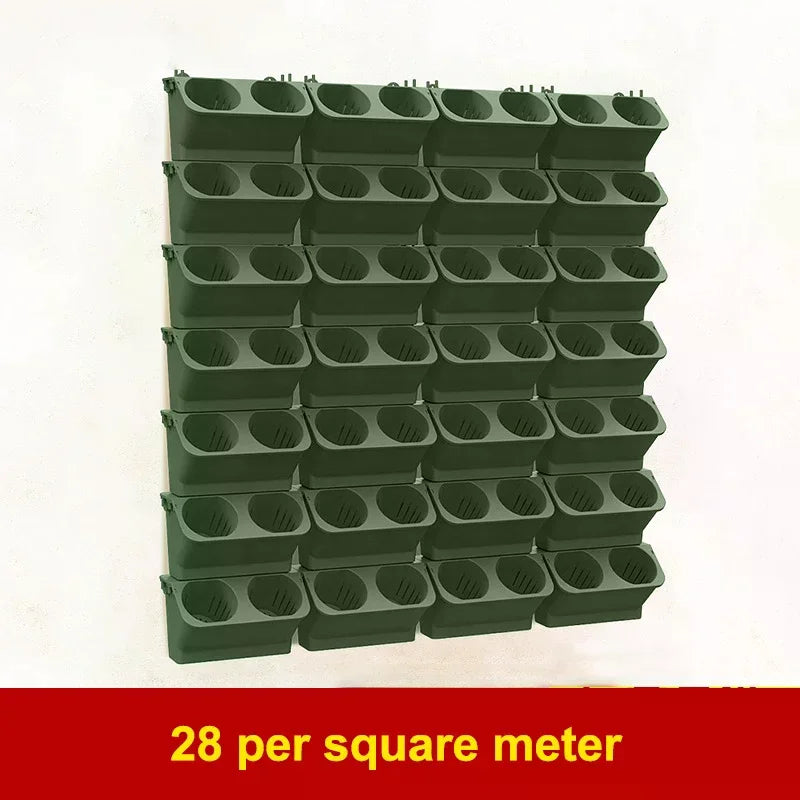 Wall Hanging Planter Pot | Vertical Garden for Succulents Wall Hanging Planter Qme