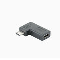 90° Micro USB to USB-C OTG Adapter | Fast Charge & Data USB OTG Adapter Qme Right A1